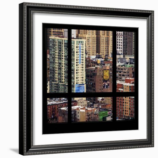 View from the Window - Hell's Kitchen - NYC-Philippe Hugonnard-Framed Photographic Print