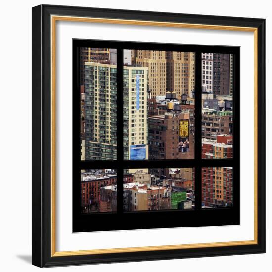 View from the Window - Hell's Kitchen - NYC-Philippe Hugonnard-Framed Photographic Print