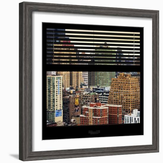 View from the Window - Hell's Kitchen - NYC-Philippe Hugonnard-Framed Photographic Print