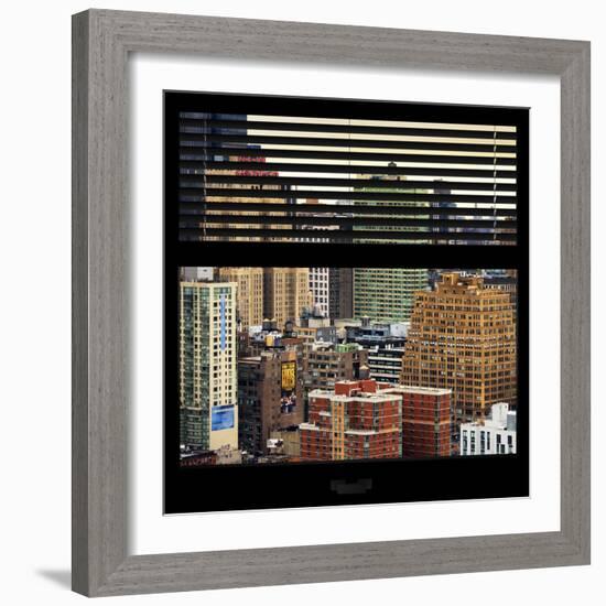 View from the Window - Hell's Kitchen - NYC-Philippe Hugonnard-Framed Photographic Print