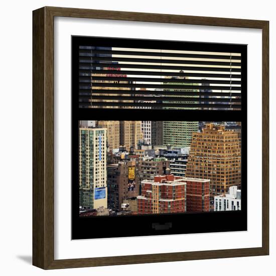 View from the Window - Hell's Kitchen - NYC-Philippe Hugonnard-Framed Photographic Print