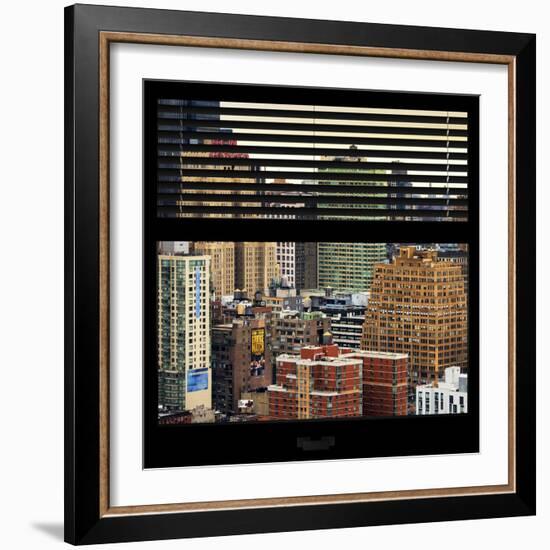 View from the Window - Hell's Kitchen - NYC-Philippe Hugonnard-Framed Photographic Print