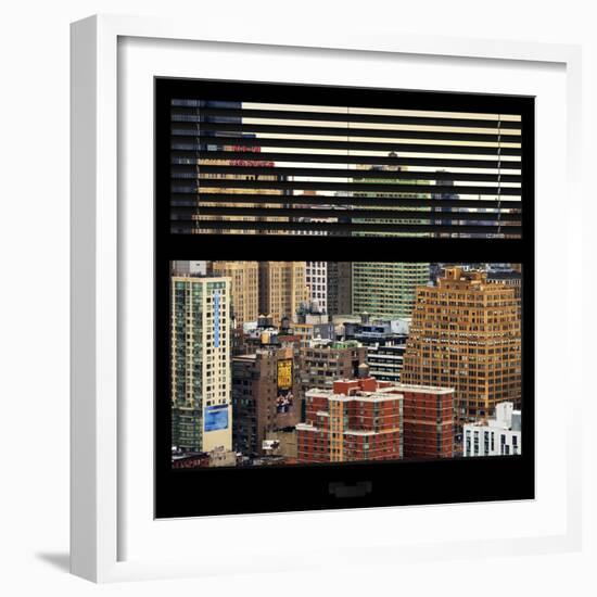 View from the Window - Hell's Kitchen - NYC-Philippe Hugonnard-Framed Photographic Print