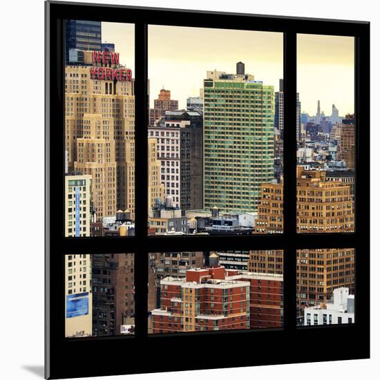 View from the Window - Hell's Kitchen - NYC-Philippe Hugonnard-Mounted Photographic Print