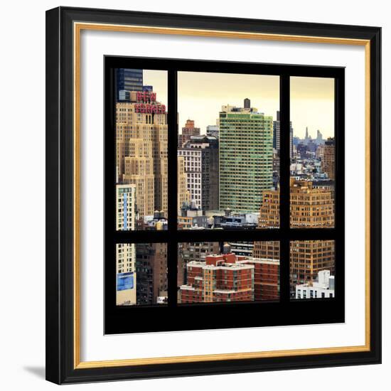 View from the Window - Hell's Kitchen - NYC-Philippe Hugonnard-Framed Photographic Print