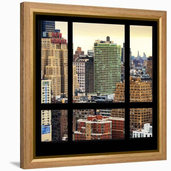 View from the Window - Hell's Kitchen - NYC-Philippe Hugonnard-Framed Premier Image Canvas