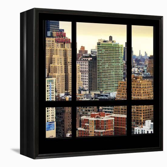 View from the Window - Hell's Kitchen - NYC-Philippe Hugonnard-Framed Premier Image Canvas