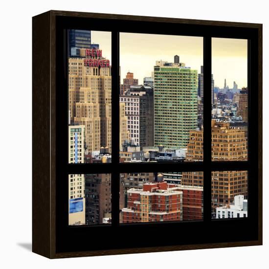 View from the Window - Hell's Kitchen - NYC-Philippe Hugonnard-Framed Premier Image Canvas