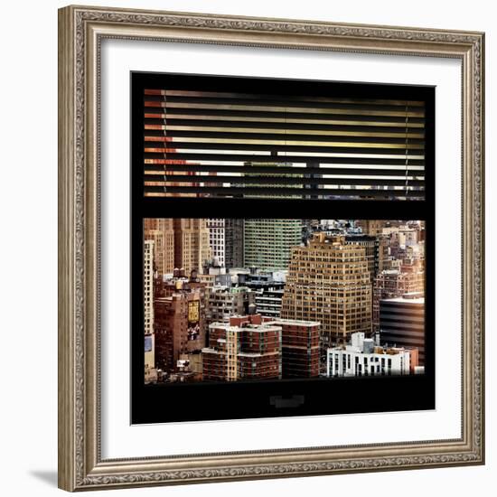 View from the Window - Hell's Kitchen - NYC-Philippe Hugonnard-Framed Photographic Print