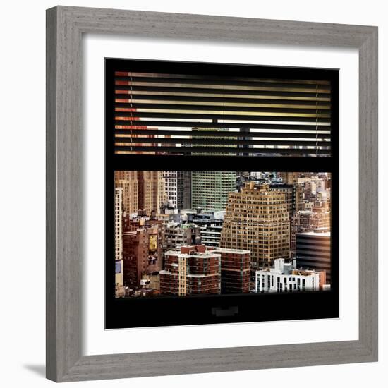 View from the Window - Hell's Kitchen - NYC-Philippe Hugonnard-Framed Photographic Print