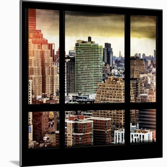 View from the Window - Hell's Kitchen - NYC-Philippe Hugonnard-Mounted Photographic Print