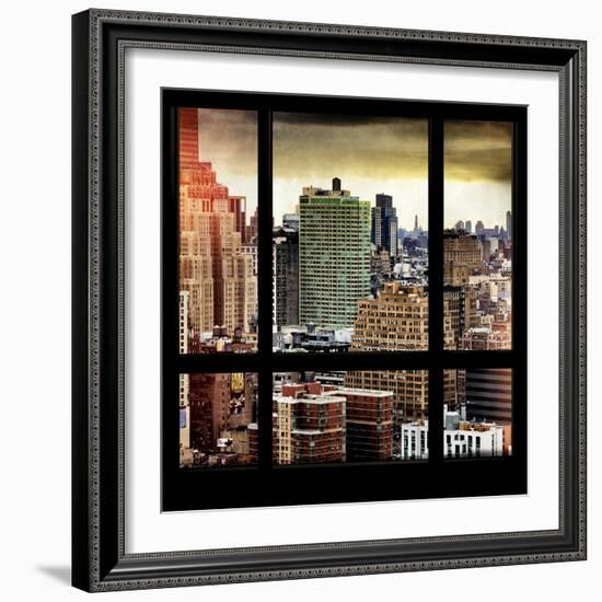 View from the Window - Hell's Kitchen - NYC-Philippe Hugonnard-Framed Photographic Print