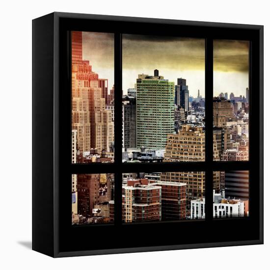 View from the Window - Hell's Kitchen - NYC-Philippe Hugonnard-Framed Premier Image Canvas