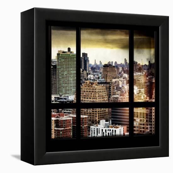 View from the Window - Hell's Kitchen - NYC-Philippe Hugonnard-Framed Premier Image Canvas