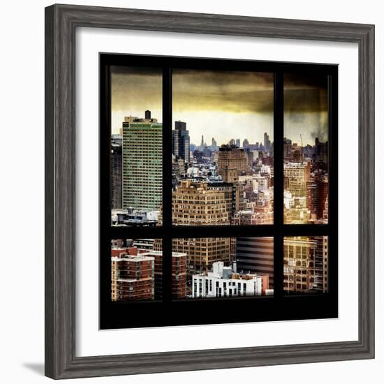 View from the Window - Hell's Kitchen - NYC-Philippe Hugonnard-Framed Photographic Print