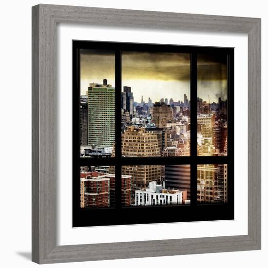 View from the Window - Hell's Kitchen - NYC-Philippe Hugonnard-Framed Photographic Print