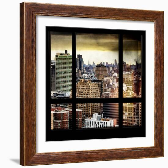 View from the Window - Hell's Kitchen - NYC-Philippe Hugonnard-Framed Photographic Print