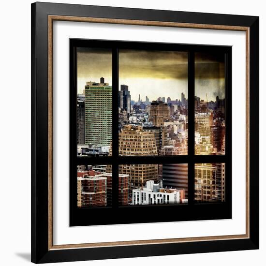 View from the Window - Hell's Kitchen - NYC-Philippe Hugonnard-Framed Photographic Print