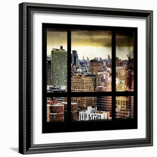 View from the Window - Hell's Kitchen - NYC-Philippe Hugonnard-Framed Photographic Print