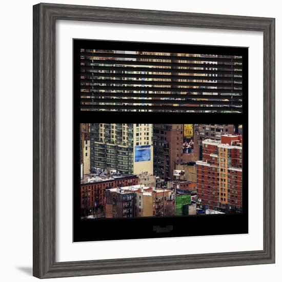 View from the Window - Hell's Kitchen - NYC-Philippe Hugonnard-Framed Photographic Print