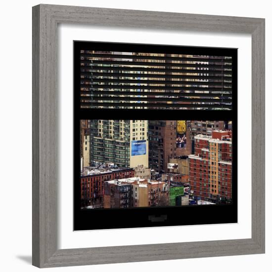 View from the Window - Hell's Kitchen - NYC-Philippe Hugonnard-Framed Photographic Print