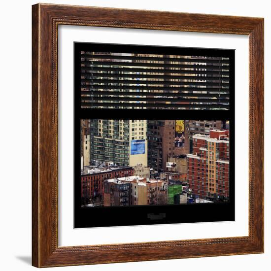 View from the Window - Hell's Kitchen - NYC-Philippe Hugonnard-Framed Photographic Print