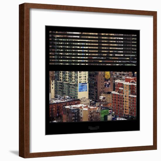 View from the Window - Hell's Kitchen - NYC-Philippe Hugonnard-Framed Photographic Print