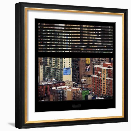 View from the Window - Hell's Kitchen - NYC-Philippe Hugonnard-Framed Photographic Print