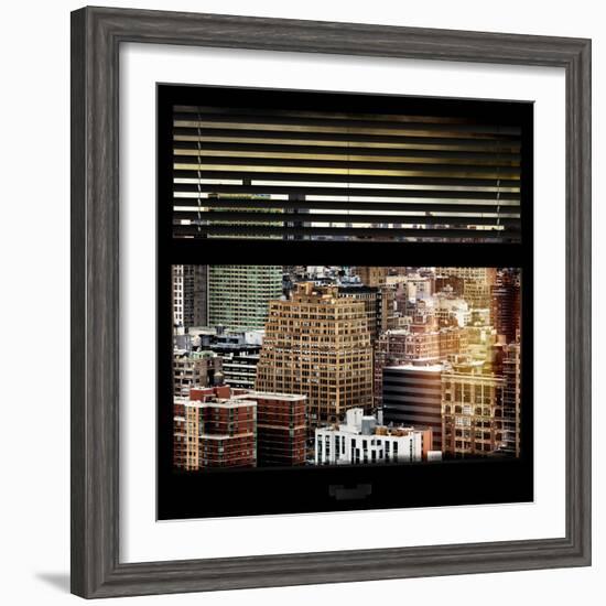 View from the Window - Hell's Kitchen - NYC-Philippe Hugonnard-Framed Photographic Print