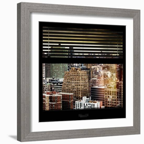 View from the Window - Hell's Kitchen - NYC-Philippe Hugonnard-Framed Photographic Print