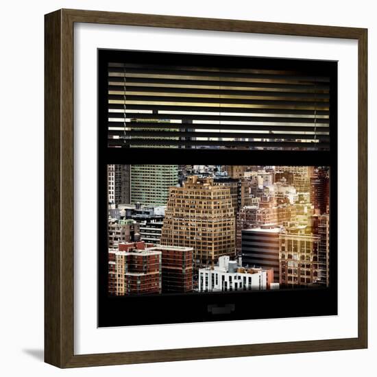 View from the Window - Hell's Kitchen - NYC-Philippe Hugonnard-Framed Photographic Print