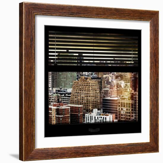 View from the Window - Hell's Kitchen - NYC-Philippe Hugonnard-Framed Photographic Print