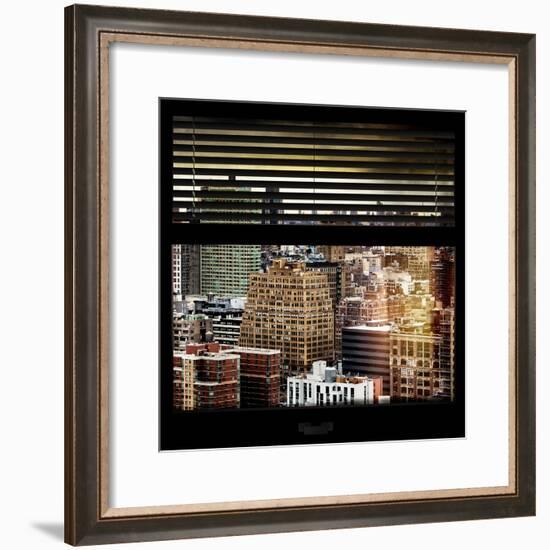 View from the Window - Hell's Kitchen - NYC-Philippe Hugonnard-Framed Photographic Print