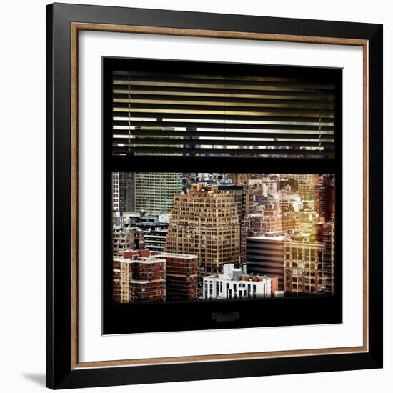 View from the Window - Hell's Kitchen - NYC-Philippe Hugonnard-Framed Photographic Print