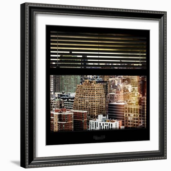 View from the Window - Hell's Kitchen - NYC-Philippe Hugonnard-Framed Photographic Print