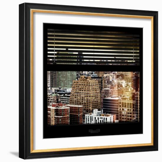 View from the Window - Hell's Kitchen - NYC-Philippe Hugonnard-Framed Photographic Print