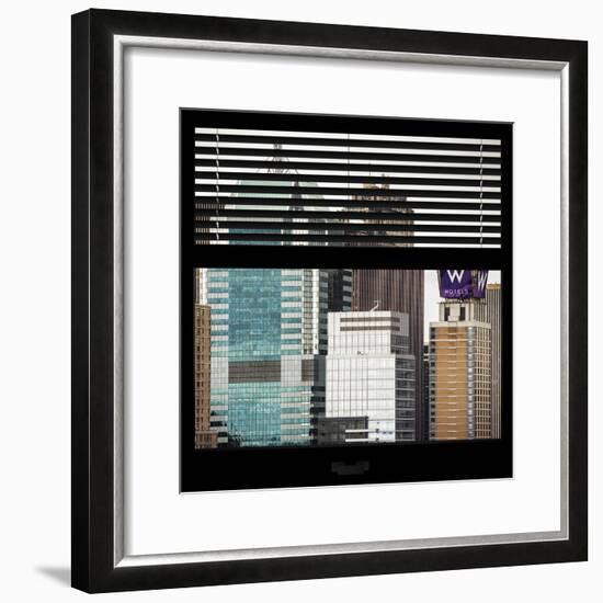 View from the Window - Manhattan Buildings-Philippe Hugonnard-Framed Photographic Print