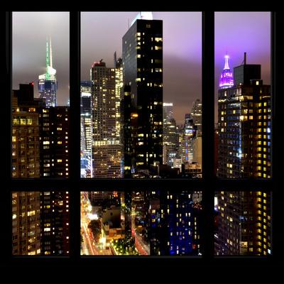 View From The Window Manhattan Skyline By Night Photographic Print Philippe Hugonnard Art Com View From The Window Manhattan Skyline By Night Photographic Print Philippe Hugonnard Art Com
