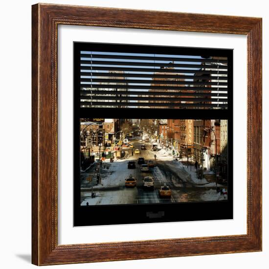 View from the Window - Manhattan Winter-Philippe Hugonnard-Framed Photographic Print