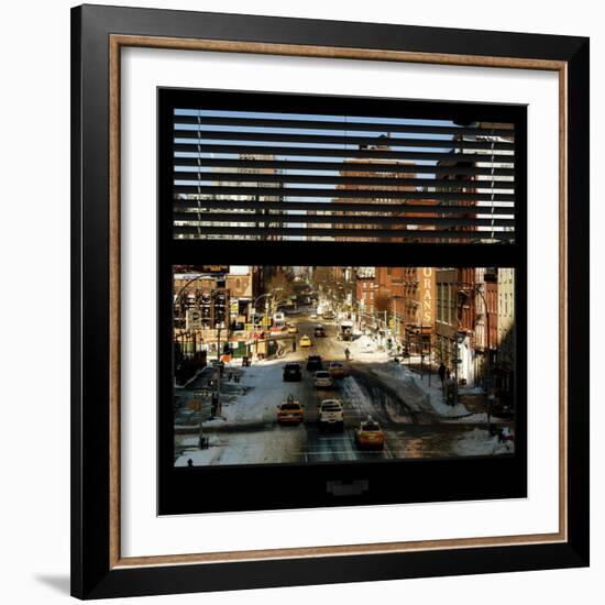 View from the Window - Manhattan Winter-Philippe Hugonnard-Framed Photographic Print