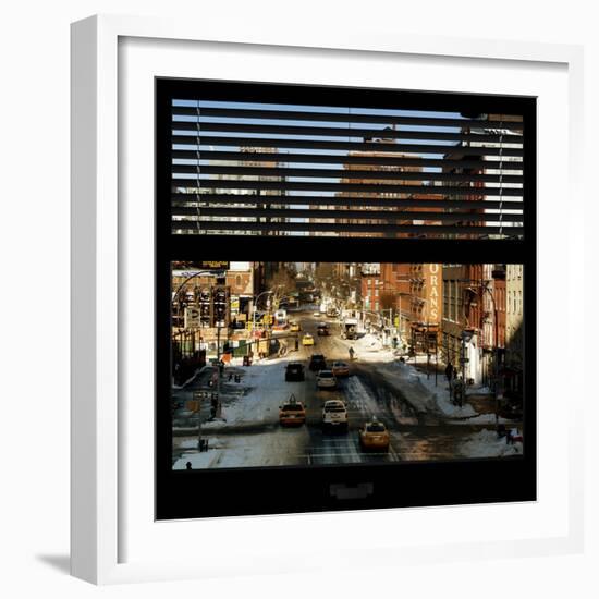 View from the Window - Manhattan Winter-Philippe Hugonnard-Framed Photographic Print