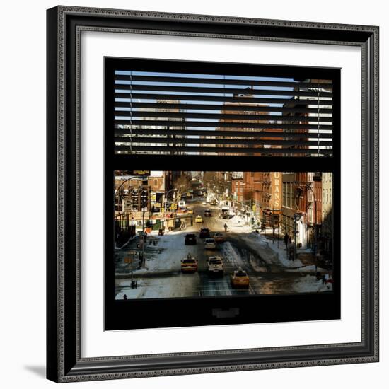 View from the Window - Manhattan Winter-Philippe Hugonnard-Framed Photographic Print