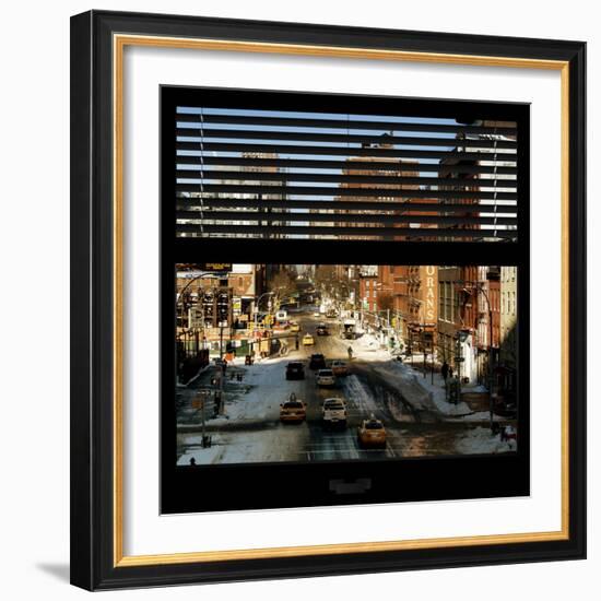 View from the Window - Manhattan Winter-Philippe Hugonnard-Framed Photographic Print