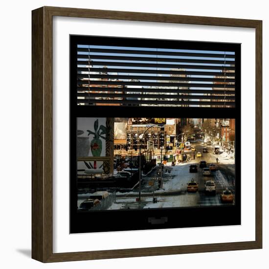 View from the Window - Manhattan Winter-Philippe Hugonnard-Framed Photographic Print