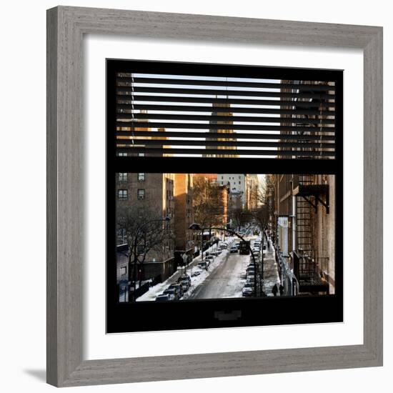 View from the Window - Manhattan Winter-Philippe Hugonnard-Framed Photographic Print
