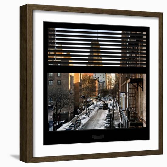 View from the Window - Manhattan Winter-Philippe Hugonnard-Framed Photographic Print