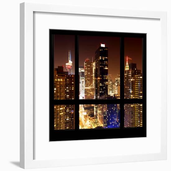 View from the Window - Manhattan-Philippe Hugonnard-Framed Photographic Print