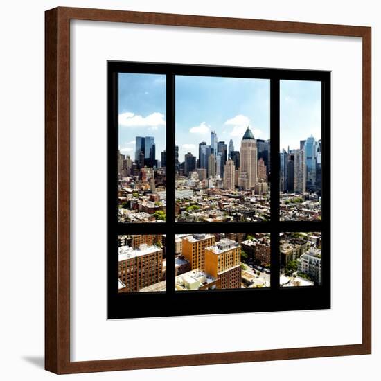 View from the Window - Midtown Manhattan-Philippe Hugonnard-Framed Photographic Print