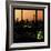 View from the Window - Night Skyline - New York City-Philippe Hugonnard-Framed Photographic Print