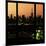 View from the Window - Night Skyline - New York City-Philippe Hugonnard-Mounted Photographic Print